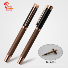 Melhor caneta de madeira com logotipo personalizado caneta para rolos de madeira ecológica